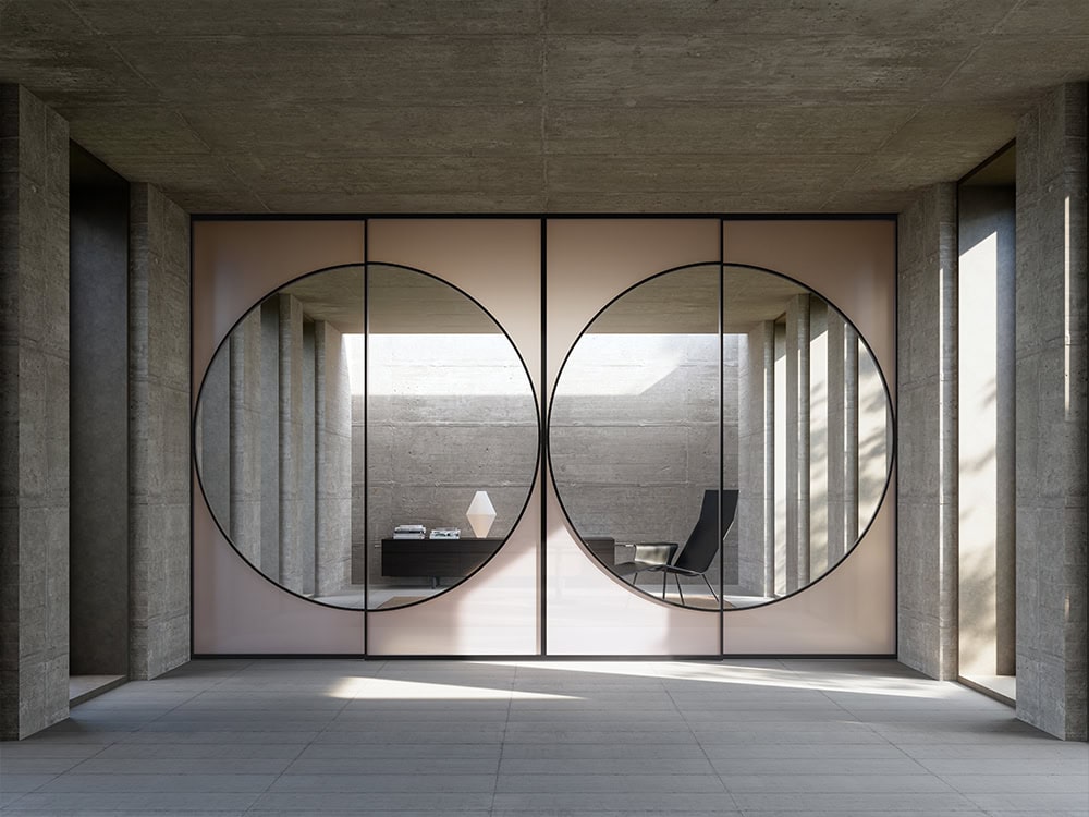 Ambiente con sistema Archi scorrevole a trascinamento